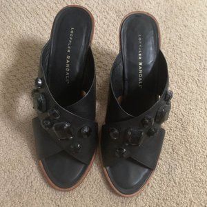 Loeffler Randall heels, size 8 "Etta Jeweled heel"